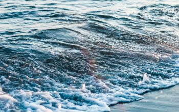 Wallpaper Ocean Whitewash