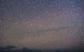 Wallpaper Bridge Under Starry Sky