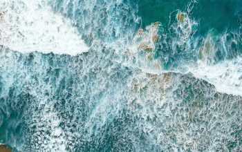 Wallpaper Aerial Photography of Beach
