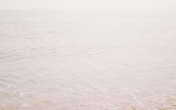Wallpaper Seashore with Gray Stones