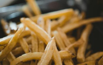 Wallpaper Selective Focus Photograph of Fries