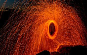 Wallpaper Person Taking Photo of Round Steel Wool