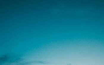 Wallpaper Blue Clouds and White Sky