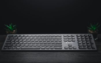 Wallpaper Gray Wireless Computer Keyboard