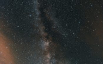 Wallpaper Milky Way Galaxy at Night