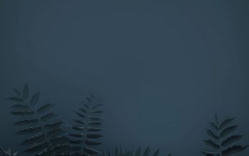 Wallpaper Green Plant in Grayscale