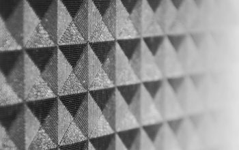 Wallpaper White and Black Checkered Textile