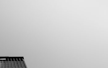 Wallpaper Black Metal Frame on White Background