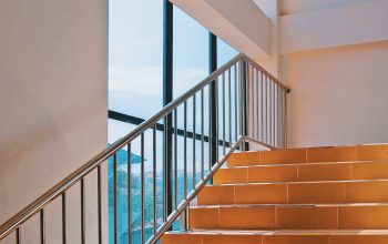 Wallpaper Brown Wooden Staircase Near Body of Water During Daytime