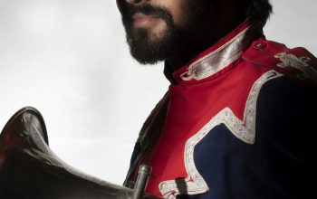 Wallpaper Man in Black and Red Coat