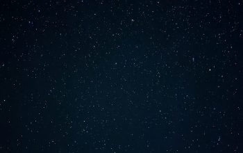Wallpaper Black and White Stars During Night Time