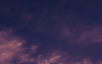 Wallpaper Blue and Red Cloudy Sky