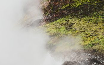 Wallpaper Green Grass Covered Mountain During Daytime